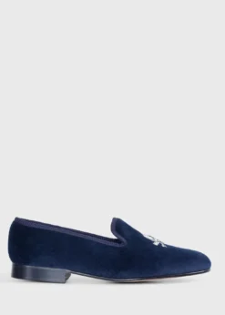 Tyler Velvet Skull Slip-on