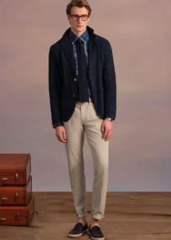 Vintage Wash Five-Pocket Denim