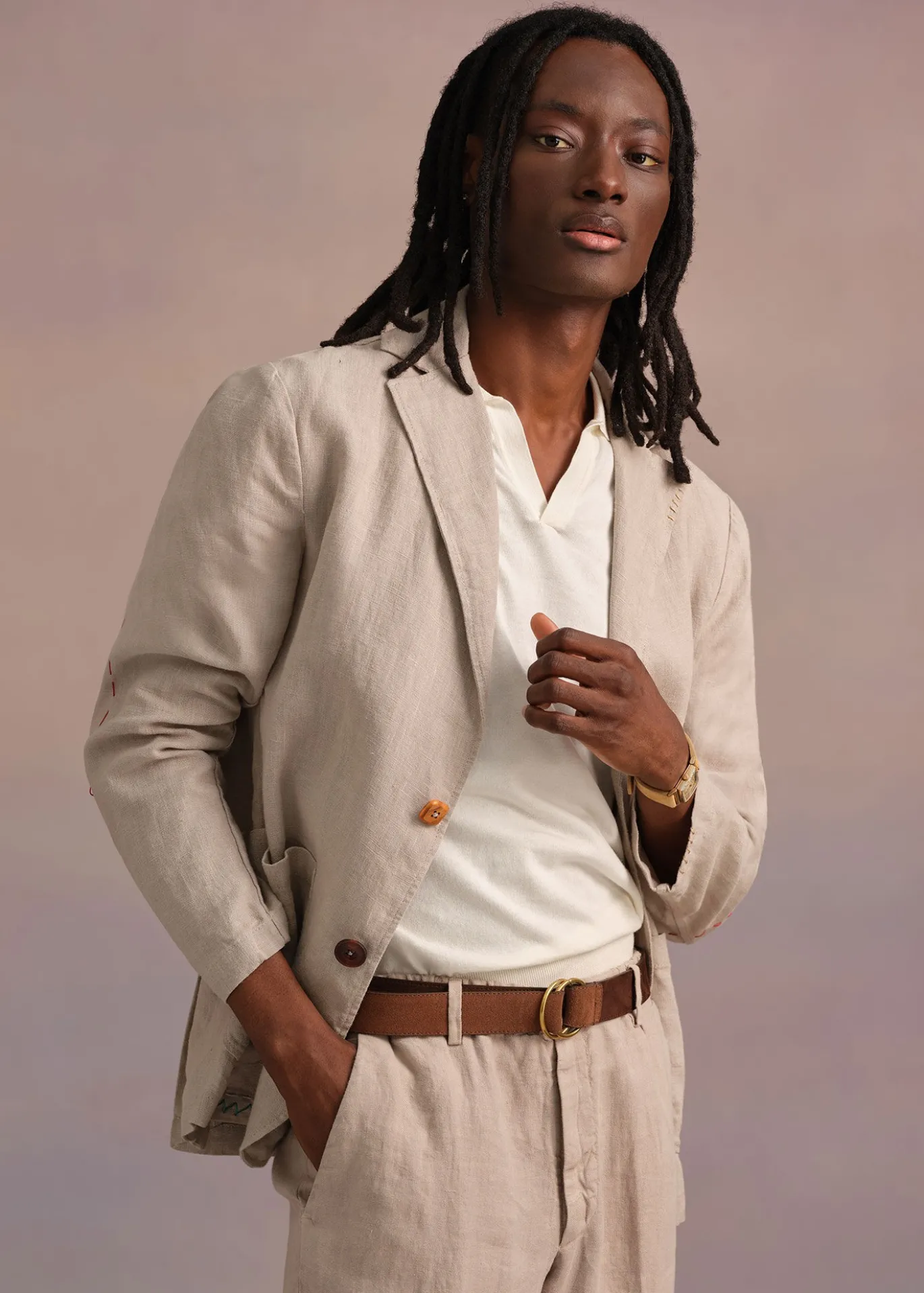 Washed Linen Jacket