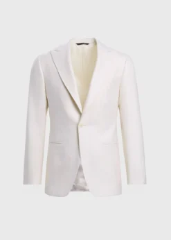 White Hopsack Dinner Jacket