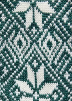 Wool Blend Snowflake Sock