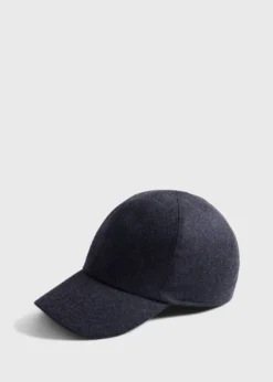 Wool & Cashmere Flannel Baseball Cap