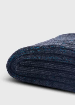 Wool & Cotton Shadow Stripe Sock