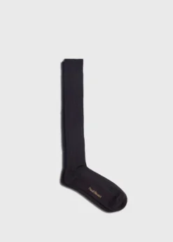 Wool & Cotton Shadow Stripe Sock