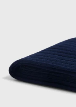 Wool/Cotton Shadow Stripe Sock