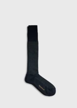 Wool Micro Houndstooth Sock