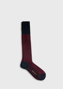 Wool Micro Houndstooth Sock