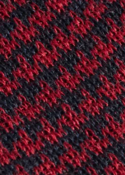 Wool Micro Houndstooth Sock