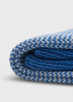 Wool Mini Two-ToneStripe Sock