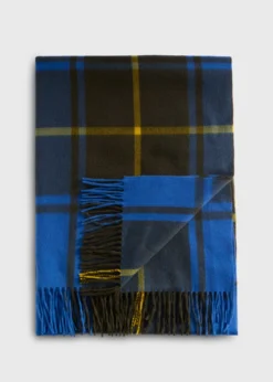 Woven Cashmere Plaid Scarf