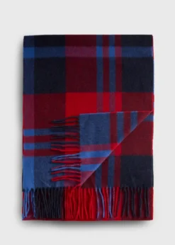Woven Cashmere Plaid Scarf