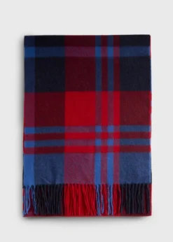 Woven Cashmere Plaid Scarf