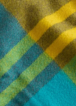 Woven Cashmere Plaid Scarf