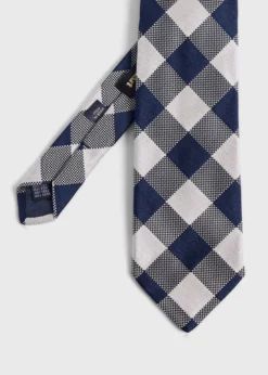 Woven Check Tie