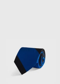 Woven Silk Block Stripe Tie