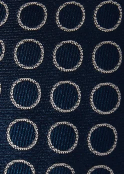 Woven Silk Circles Tie