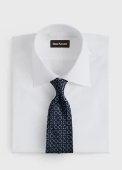 Woven Silk Circles Tie