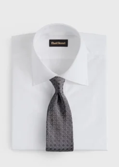 Woven Silk Circles Tie