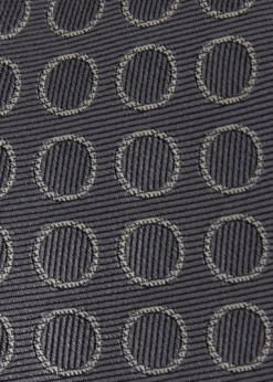 Woven Silk Circles Tie