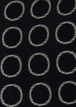 Woven Silk Circles Tie