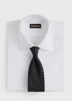 Woven Silk Circles Tie