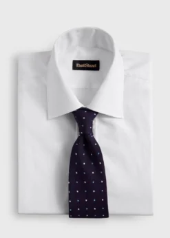 Woven Silk Dot Tie