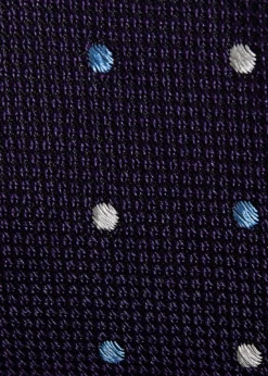 Woven Silk Dot Tie