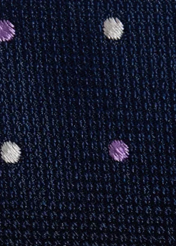 Woven Silk Dot Tie