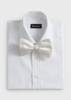 Woven Silk Grosgrain Bow Tie