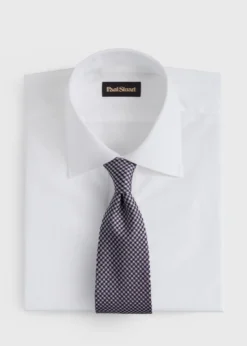 Woven Silk Houndstooth Tie