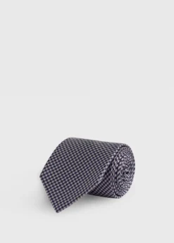 Woven Silk Houndstooth Tie