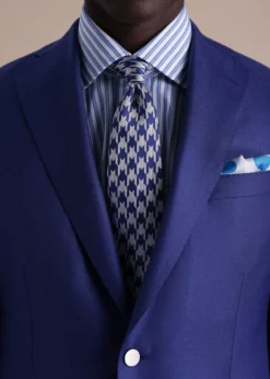 Woven Silk Houndstooth Tie