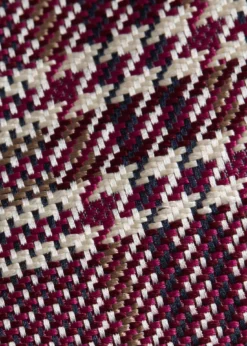 Woven Silk Large Plaid Tie