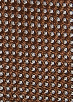 Woven Silk Micro Dot Tie