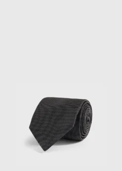 Woven Silk Micro Dot Tie
