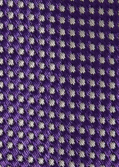 Woven Silk Micro Dot Tie