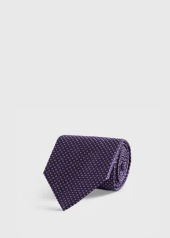 Woven Silk Micro Jacquard Tie