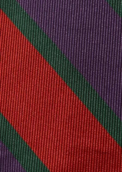 Woven Silk Multicolor Stripe Tie