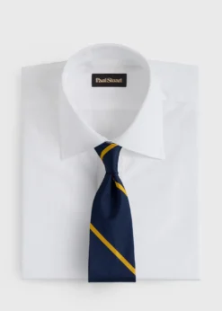 Woven Silk Regimental Stripe Tie