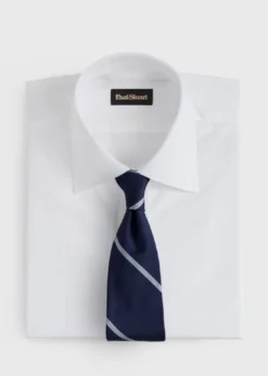 Woven Silk Regimental Stripe Tie