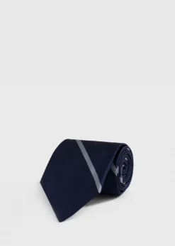 Woven Silk Regimental Stripe Tie
