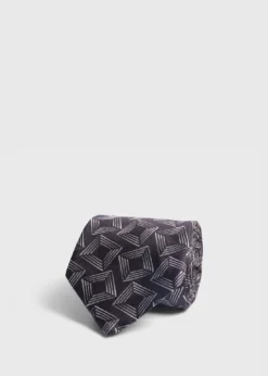 Woven Silk Tossed Square Tie