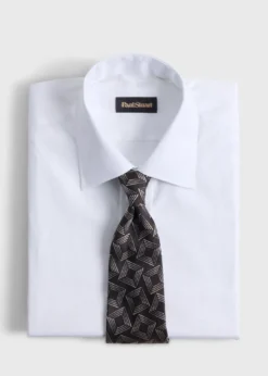 Woven Silk Tossed Square Tie