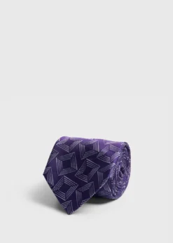 Woven Silk Tossed Square Tie