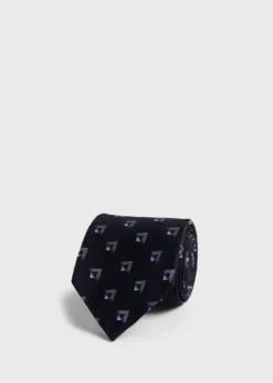 Woven Silk Triangle Deco Tie