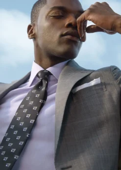 Woven Silk Triangle Deco Tie